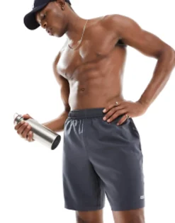 4505 Icon 7 Inch Training Shorts With Quick Dry In Charcoal