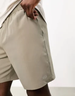 4505 Icon 7 Inch Training Shorts With Quick Dry In Beige