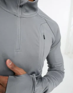4505 Icon Muscle Fit Training Sweatshirt With 1/4 Zip