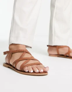 Accessorize Plaited Strappy Sandal In