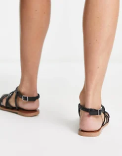 Accessorize Plaited Strappy Sandal In