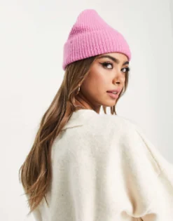 Accessorize Soho Beanie Hat In Bubblegum
