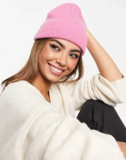 Accessorize Soho Beanie Hat In Bubblegum