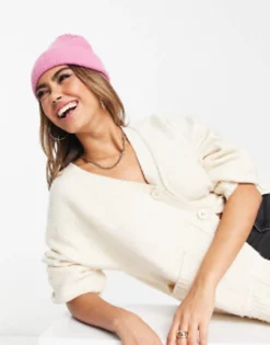 Accessorize Soho Beanie Hat In Bubblegum