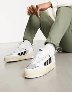 Adidas Originals Adi2000 Trainers In And Grey