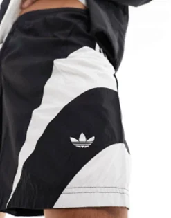 Adidas Originals Rekive Logo Shorts In