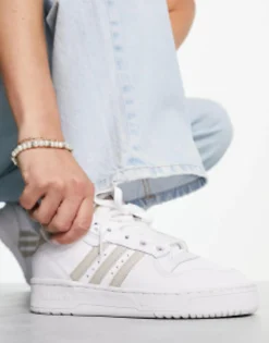 Adidas Originals Rivalry Low Trainers In And Beige