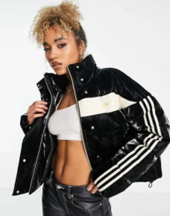 Adidas Originals 'Ski Chic' Puffer Jacket In