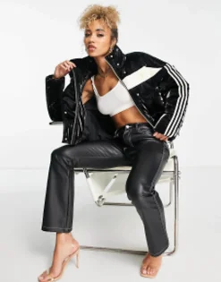 Adidas Originals 'Ski Chic' Puffer Jacket In