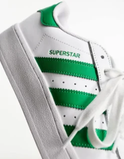 Adidas Originals Superstar Xlg Trainers In Future /Green