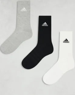 Adidas Sportswear 3 Pack Crew Socks In Mutli
