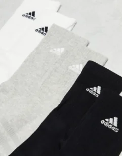 Adidas Sportswear 3 Pack Crew Socks In Mutli