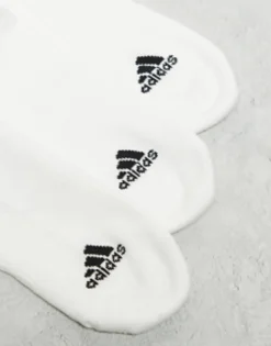 Adidas Sportswear 3 Pack Trainer Socks In