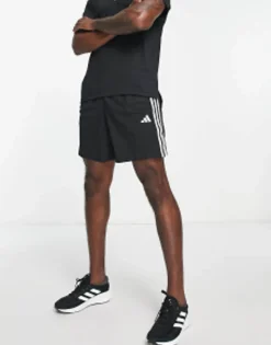 Adidas Training Train Essentials 3 Stripe Shorts In