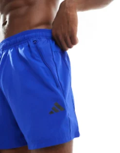 Adidas Training Train Essentials 7 Inch Woven Shorts In Blue