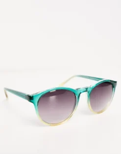 Aj Morgan Grad School Retro Round Festival Sunglasses In Two-Tone