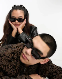 A.Kjaerbede Jean Rectangle Sunglasses In
