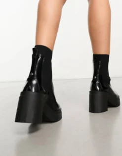 Aldo Bigmood Leather Chelsea Boots In
