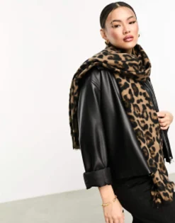 Aldo Fischile Leopard Print Scarf