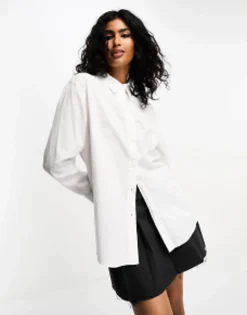 Bershka Oversized Shirt In