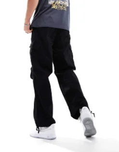 Bershka Parachute Cargo Trousers In