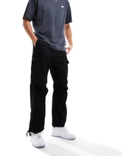 Bershka Parachute Cargo Trousers In