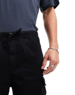 Bershka Parachute Cargo Trousers In