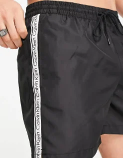 Calvin Klein Core Logo Swim Shorts In