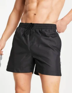 Calvin Klein Core Logo Swim Shorts In