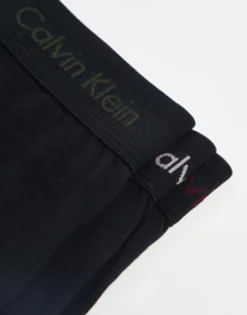 Calvin Klein Cotton Stretch 3 Pack Low Rise Trunks In