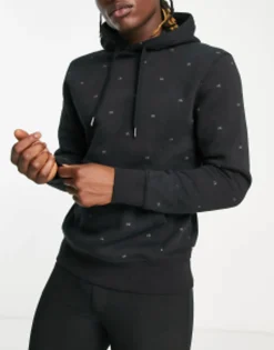Calvin Klein Golf Planet Monogram Hoodie In