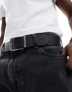 Calvin Klein Jeans Classic Reversible Leather Belt In