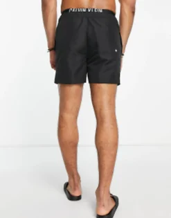 Calvin Klein Small Thigh Logo Swim Shorts In