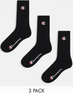 Champion Crew Socks In 3 Pack