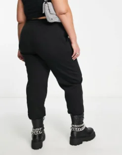 Collusion Plus Oversized Branded Joggers In
