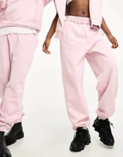 Collusion Studios Unisex Joggers In Pink