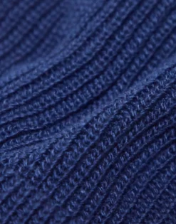 Collusion Unisex Beanie In Navy Blue