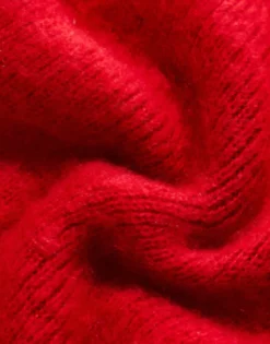Collusion Unisex Fluffy Knit Logo Scarf In