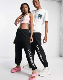 Collusion Unisex Logo Jogger In
