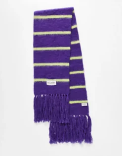 Collusion Unisex Oversized Stripe Scarf In