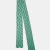 Collusion Unisex Skinny Scarf In Green Tie Dye
