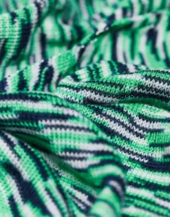 Collusion Unisex Skinny Scarf In Green Tie Dye