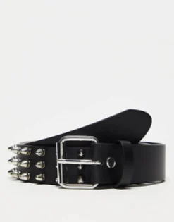 Collusion Unisex Studded Belt In