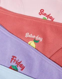 Daisy Street High Leg Briefs 7 Pack Day Of The Week Pants