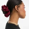 Daisy Street Oversized Satin Scrunchie In
