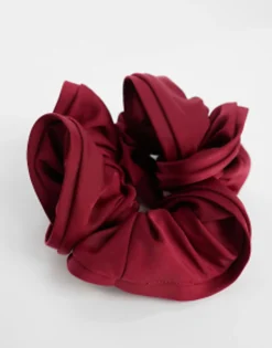 Daisy Street Oversized Satin Scrunchie In