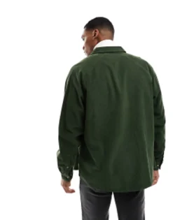 Design 90 Oversized Raglan Sleeve Cord Shirt In