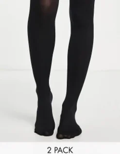 Design 2 Pack 120 Denier Tights In