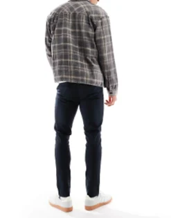 Design 2 Pack Skinny Chinos In Black And Navy