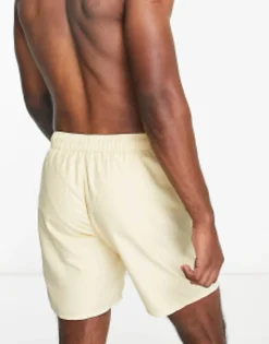 Design 2 Pack Swim Shorts In Mid Length In Light Green/Beige Save